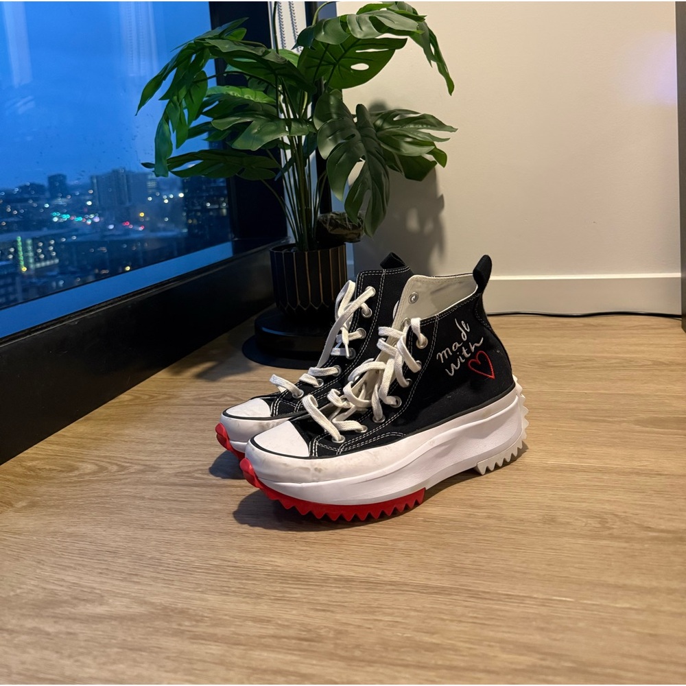 Converse Black and White High-Top Sneakers